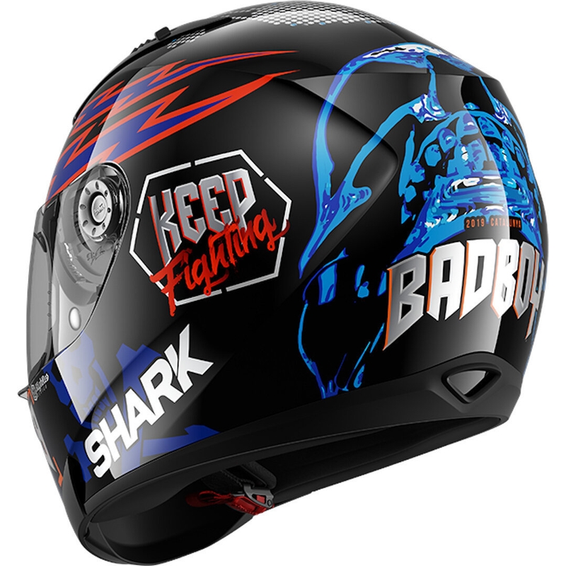 SHARK RIDILL 1.2 Catalan Bad Boy Full Face kaciga crno-narančasto-plava rasprodaja