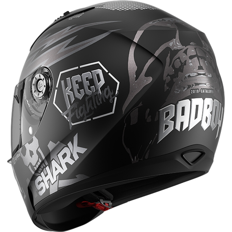 Integralna kaciga SHARK RIDILL 1.2 Catalan Bad Boy crno-siva