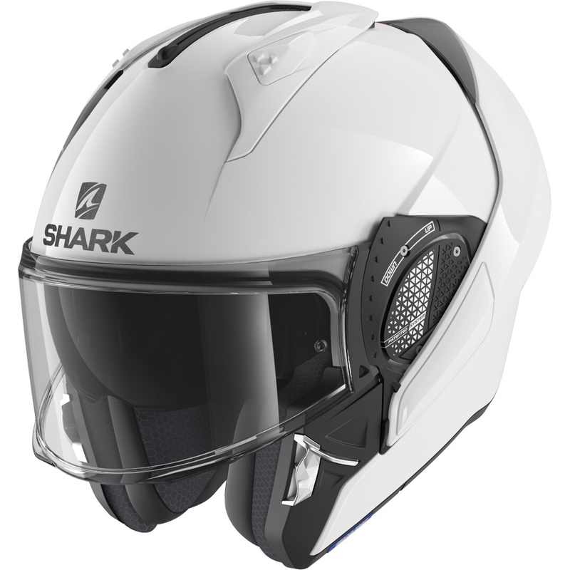 Preklopna kaciga SHARK EVO-GT Prazna bijela
