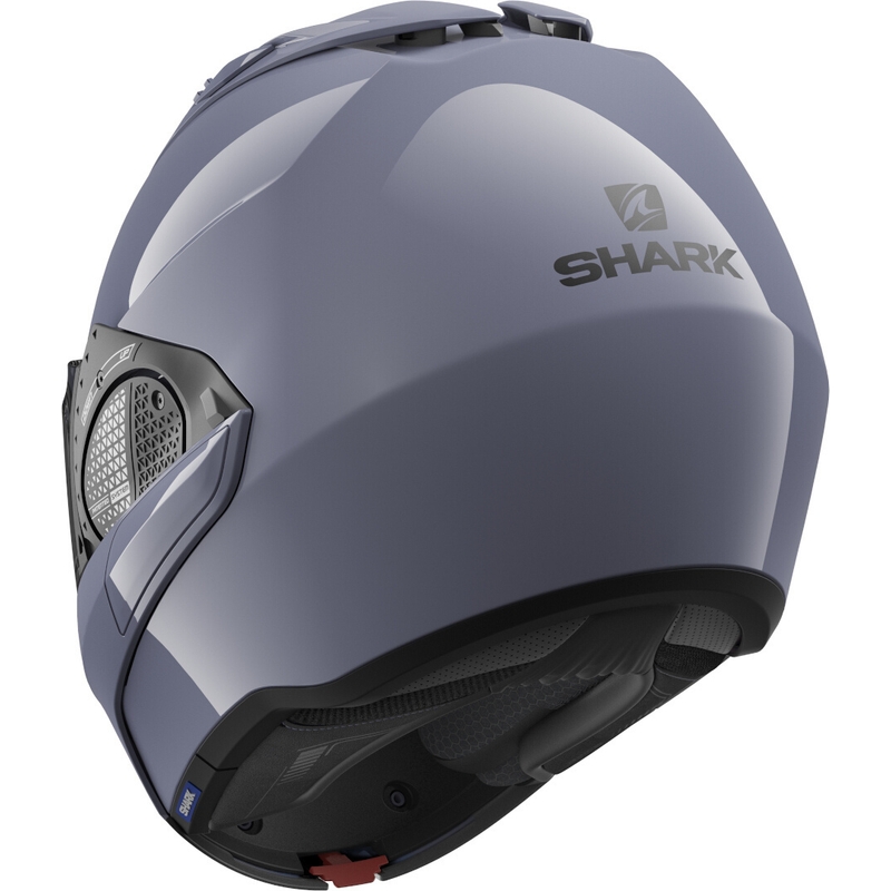 Preklopna kaciga SHARK EVO-GT Prazna siva sjajna