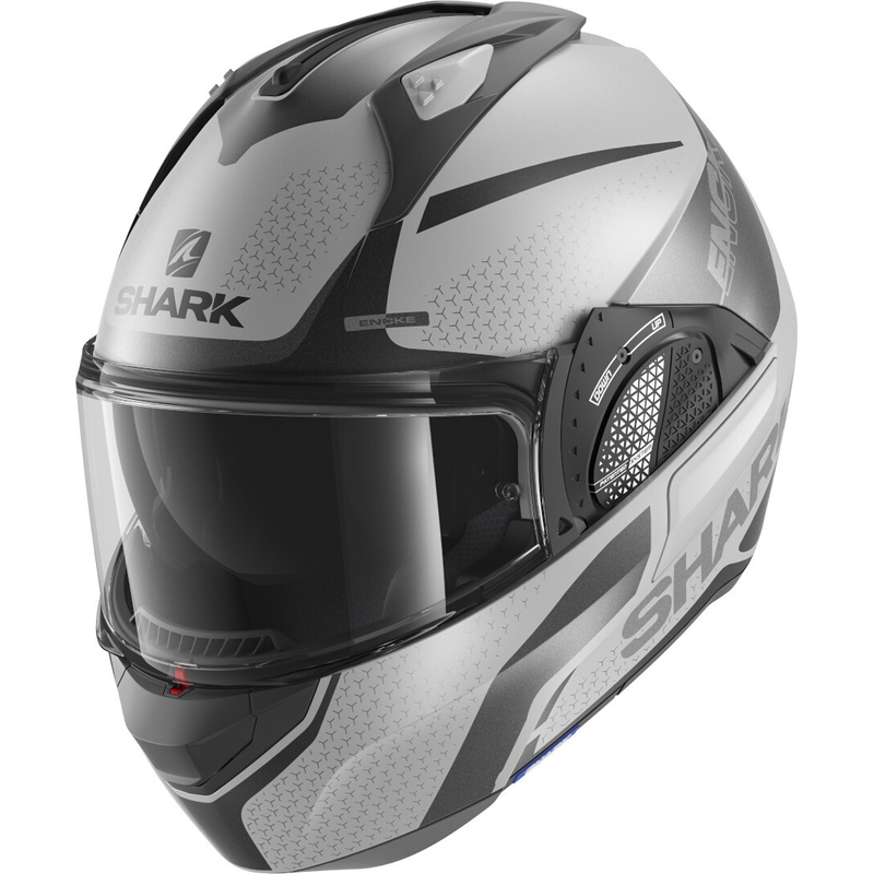 SHARK EVO-GT Flip Up kaciga Encke sivo-crna rasprodaja