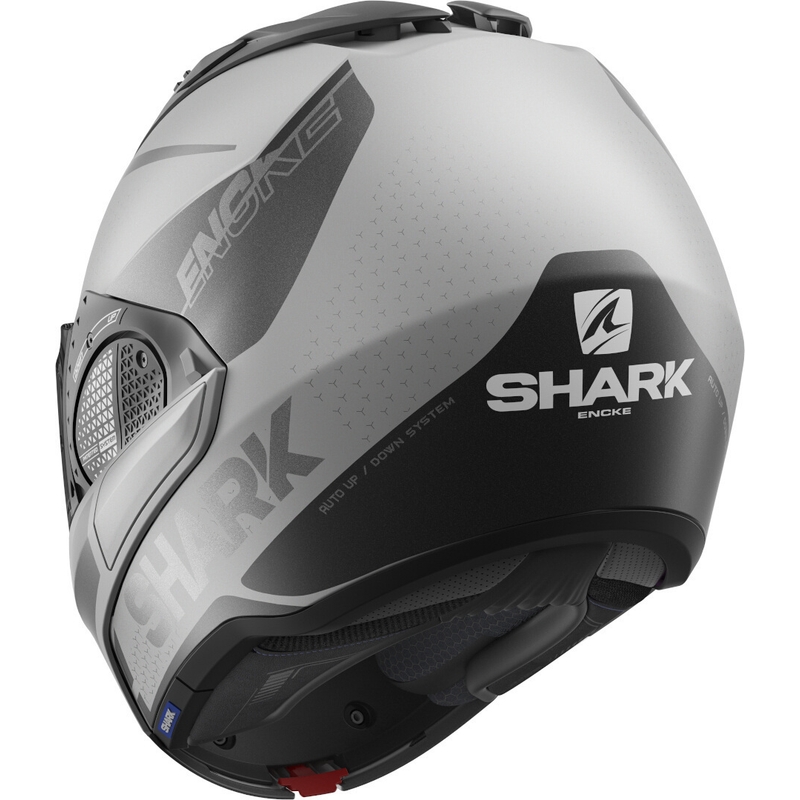SHARK EVO-GT Flip Up kaciga Encke sivo-crna rasprodaja