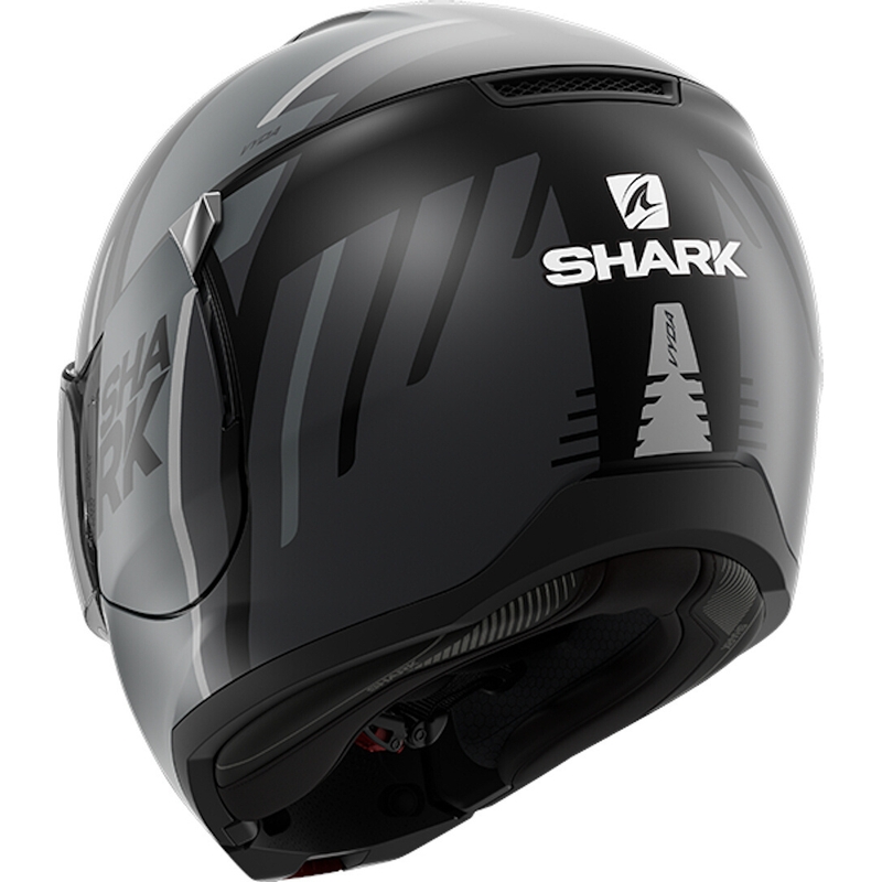 Preklopna kaciga SHARK EVOJET Vyda crno-siva