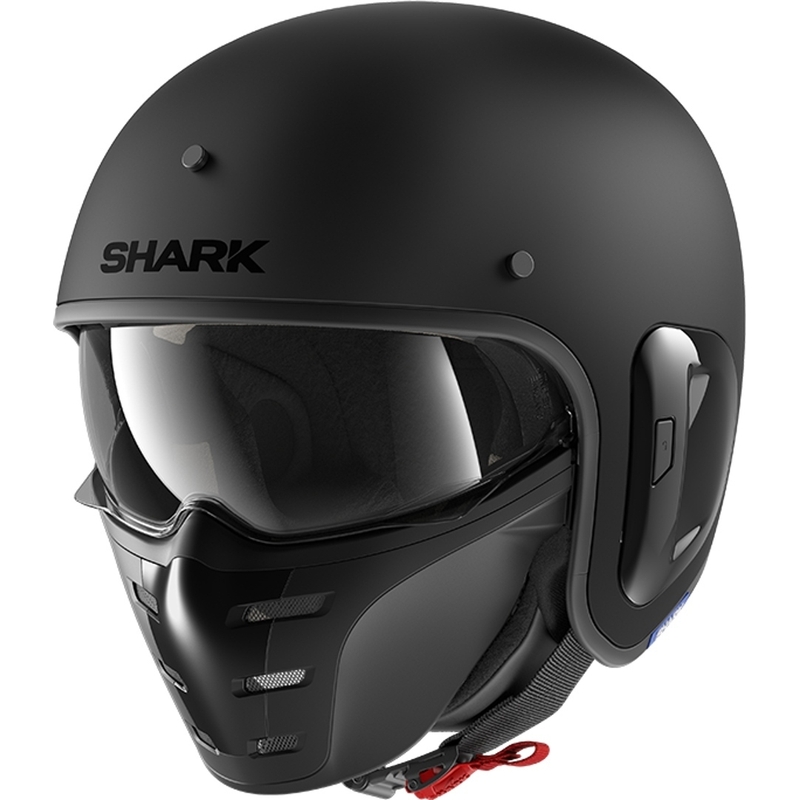 Otvorena kaciga SHARK S-DRAK 2 Blank crna mat