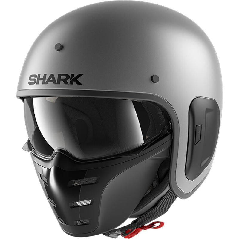 Otvorena kaciga s maskom SHARK S-DRAK 2 Blank antracit mat