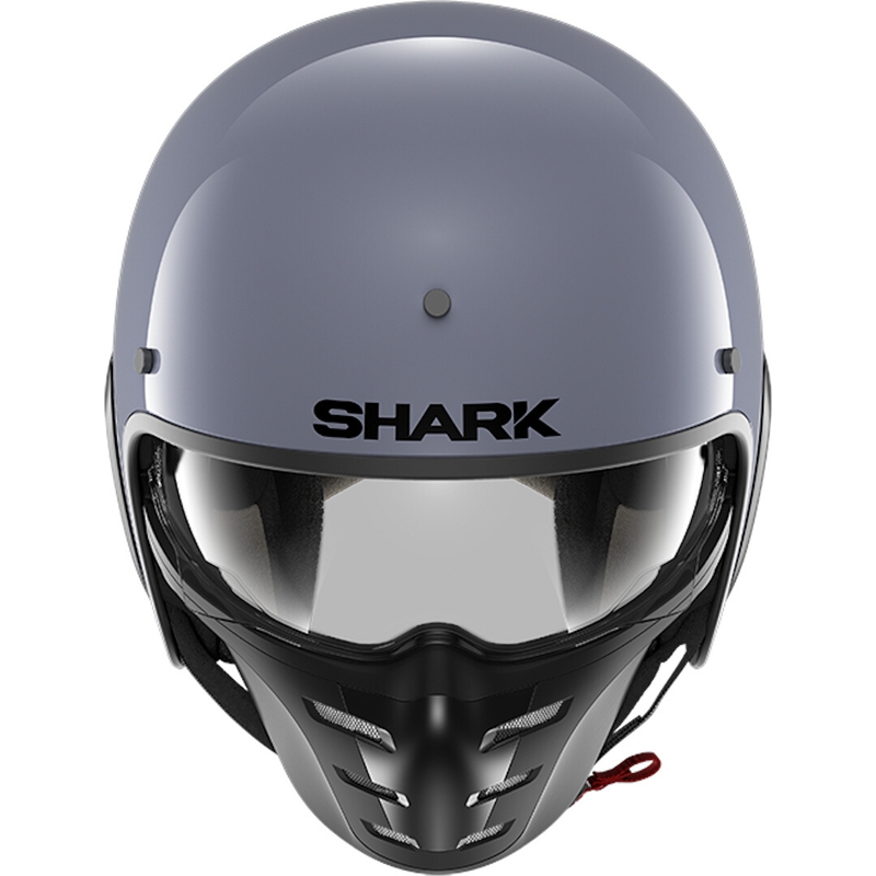 Otvorena kaciga s maskom SHARK S-DRAK 2 Prazno siva