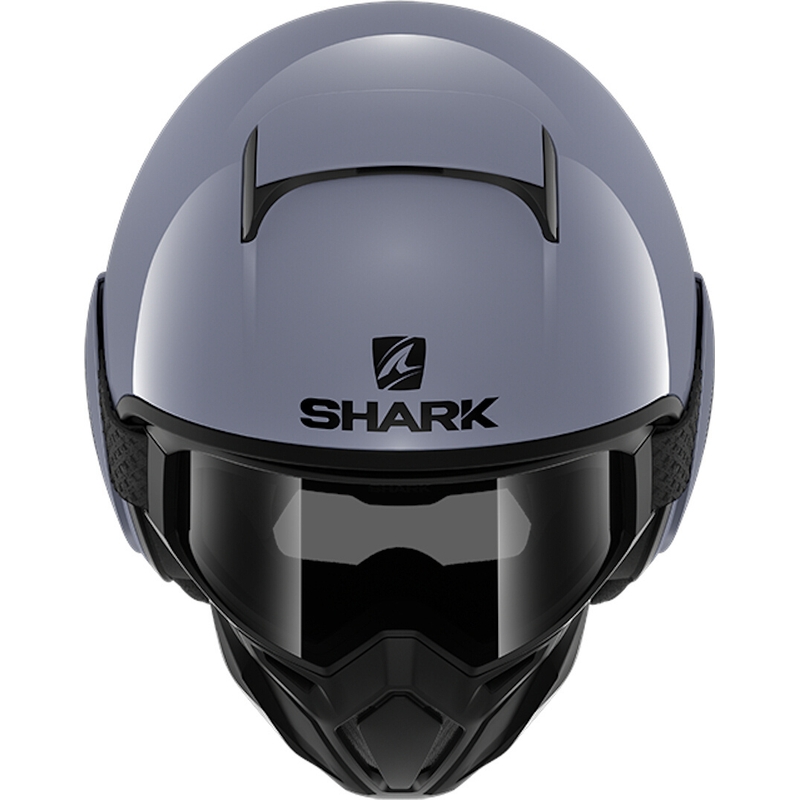 Otvorena kaciga SHARK STREET-DRAK Prazna siva