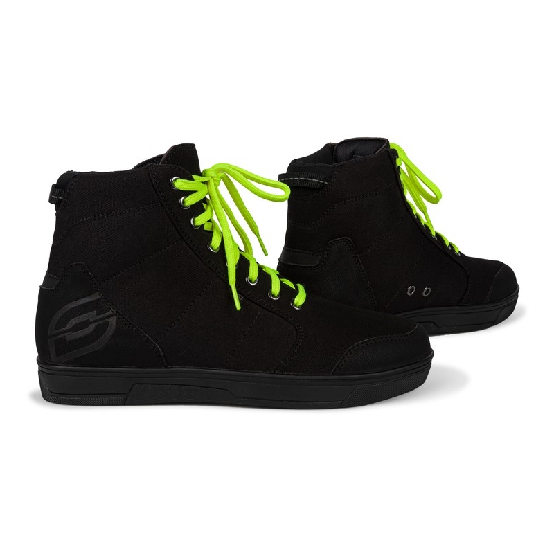 Ozone Town motociklističke čizme crno-fluo žute