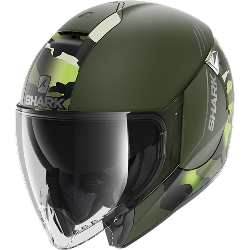 Otvorena kaciga SHARK CITYCRUISER Genom zelena