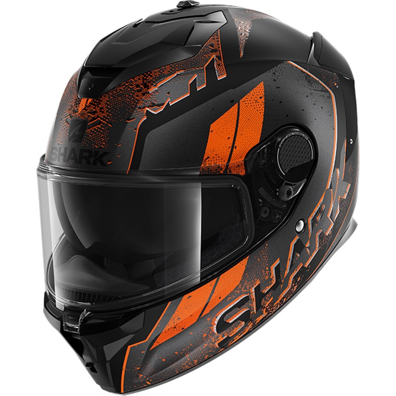 Integralna kaciga SHARK SPARTAN GT Ryser crno-sivo-narančasta