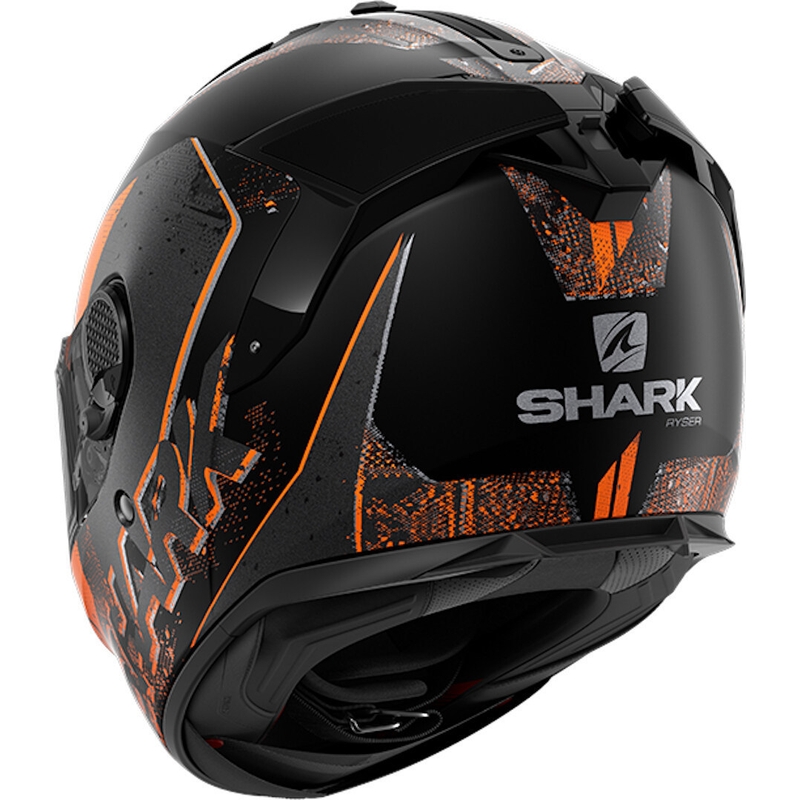 Integralna kaciga SHARK SPARTAN GT Ryser crno-sivo-narančasta