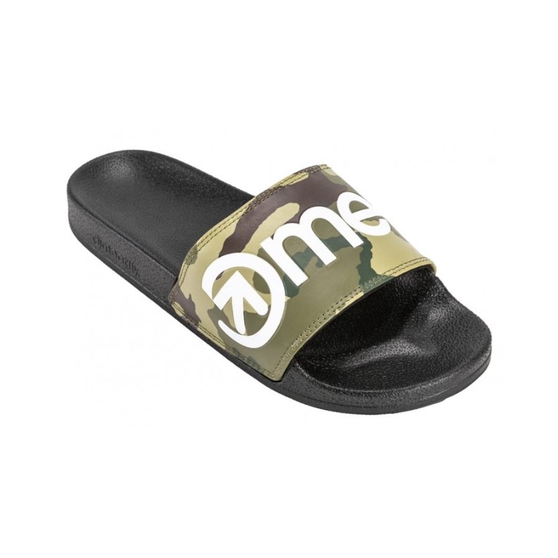 Muške papuče Meatfly Hudson camo green