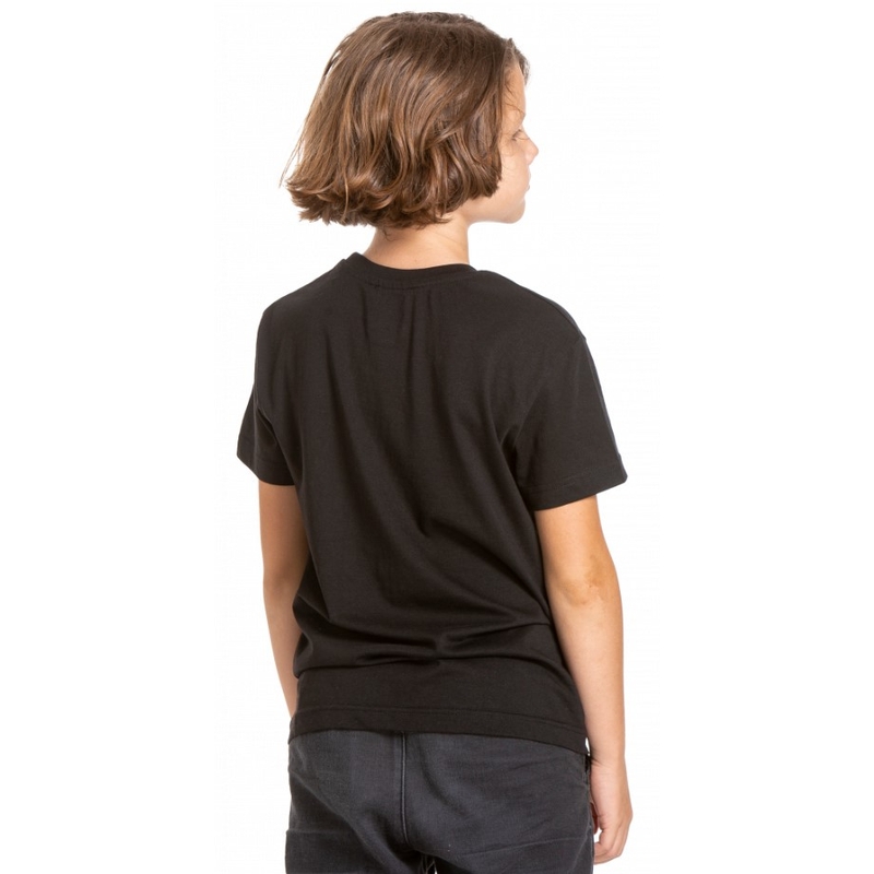 Dječja majica kratkih rukava Meatfly Bart crna rasprodaja