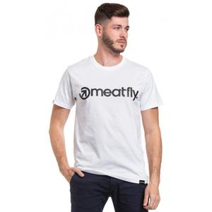 Majica kratkih rukava Meatfly Logo bijela