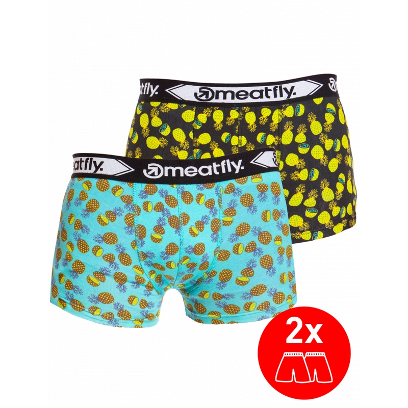Bokserice Meatfly Balboa Dupli paket - Ananas