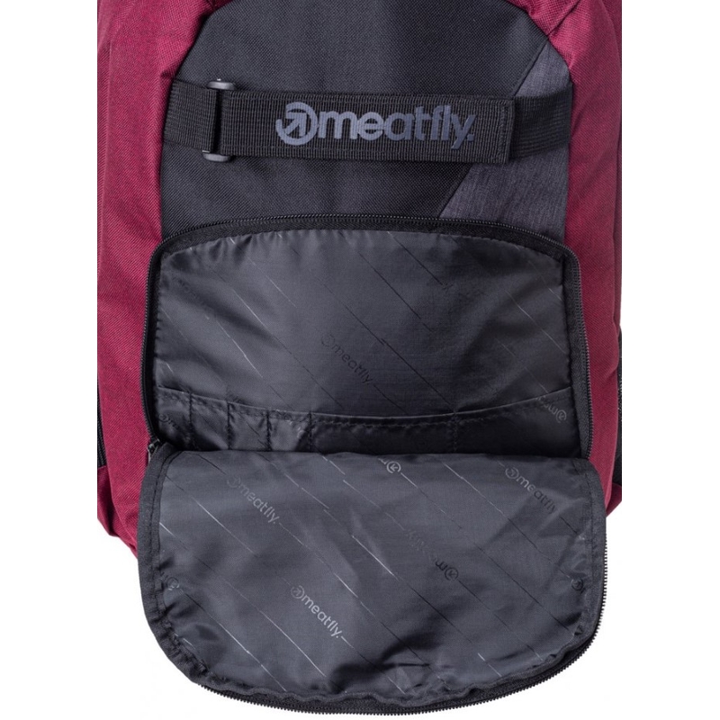 Ruksak Meatfly Exile 4 crno-crveni