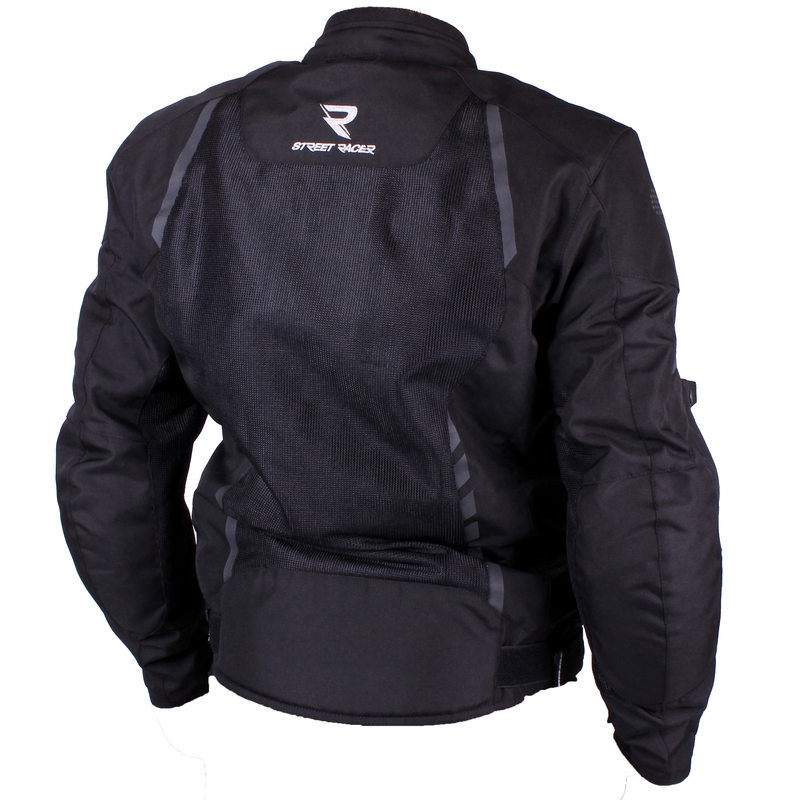 Motoristička jakna Street Racer Dark crna rasprodaja