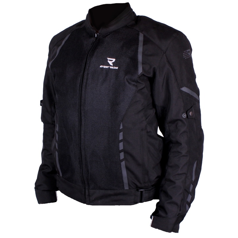 Motoristička jakna Street Racer Dark crna rasprodaja