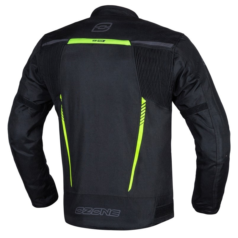 Ozone Delta IV motociklistička jakna crno-fluo žuta