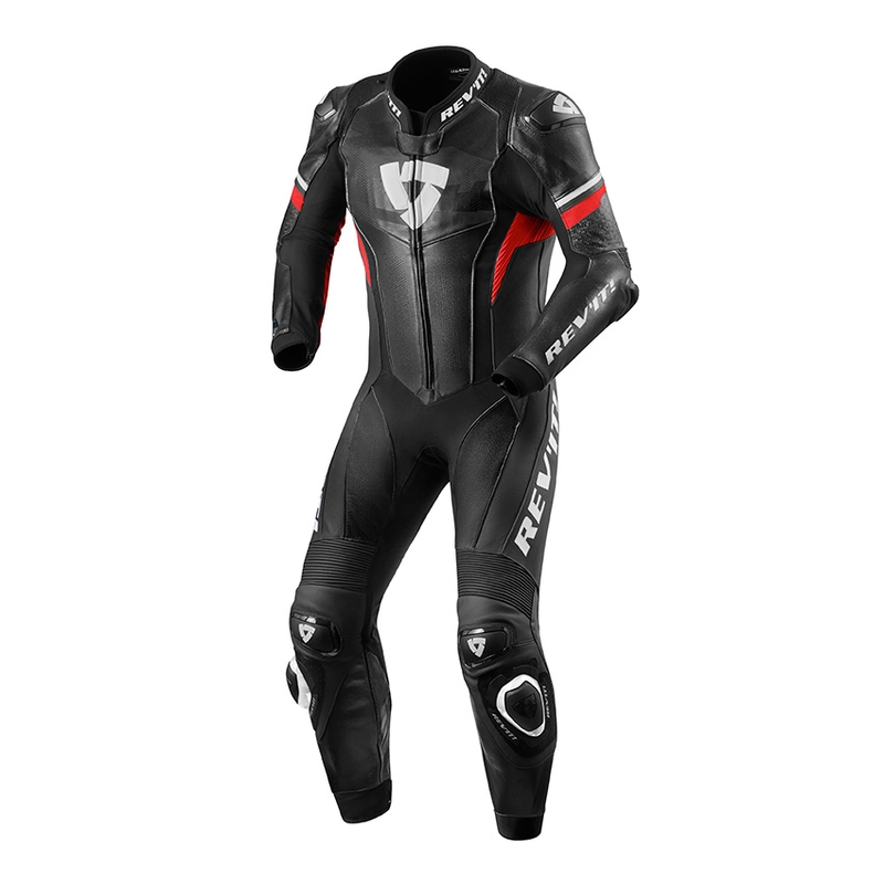 Jednodijelno motociklističko odijelo Revit Hyperspeed crno-neon crveno rasprodaja