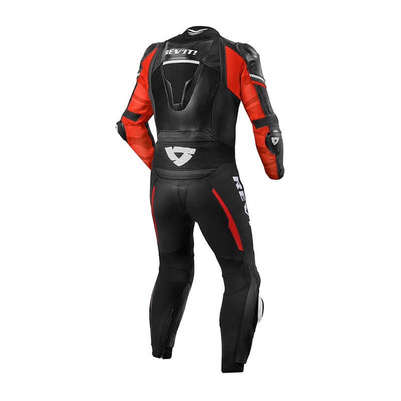 Jednodijelno motociklističko odijelo Revit Hyperspeed crno-neon crveno rasprodaja