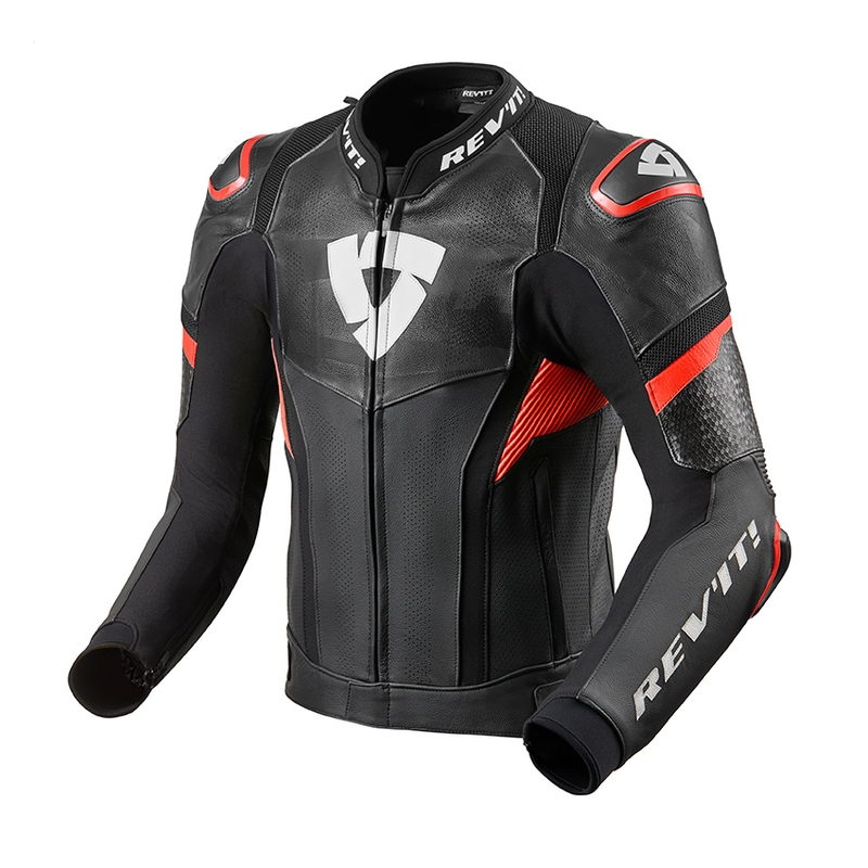 Revit Hyperspeed Pro motociklistička jakna crno-neon crvena rasprodaja