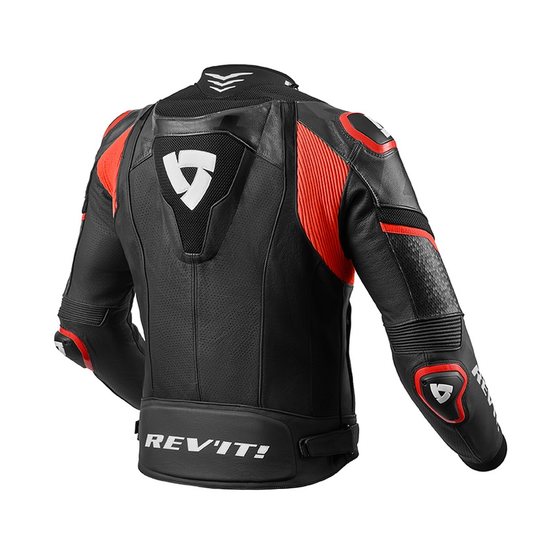 Revit Hyperspeed Pro motociklistička jakna crno-neon crvena rasprodaja