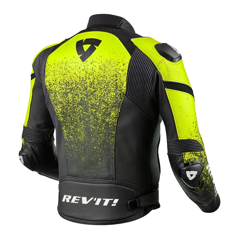 Motociklistička jakna Revit Quantum Black-Fluo Yellow rasprodaja