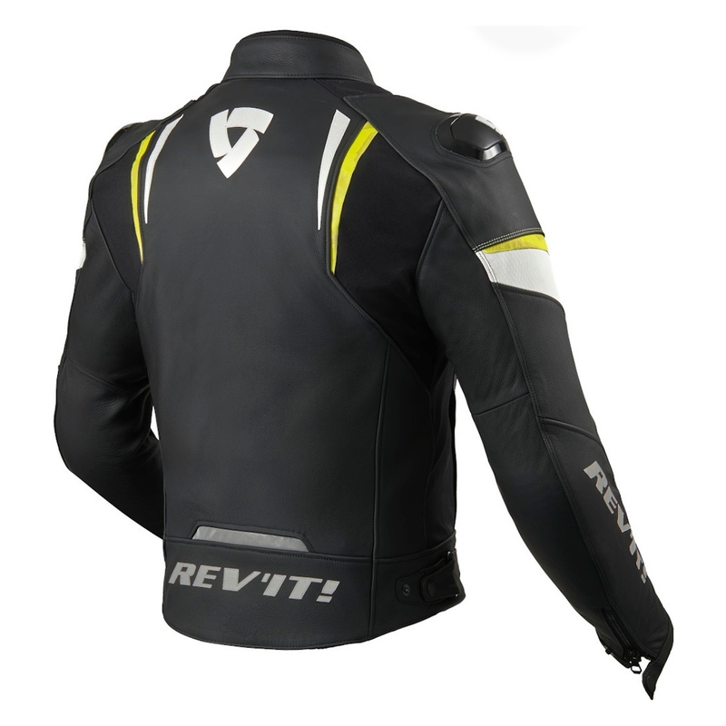 Motociklistička jakna Revit Glide Crno-Neon Žuta rasprodaja