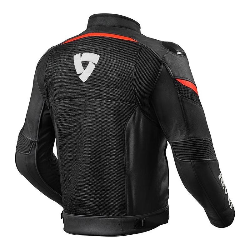 Motociklistička jakna Revit Mantis crno-neon crvena rasprodaja