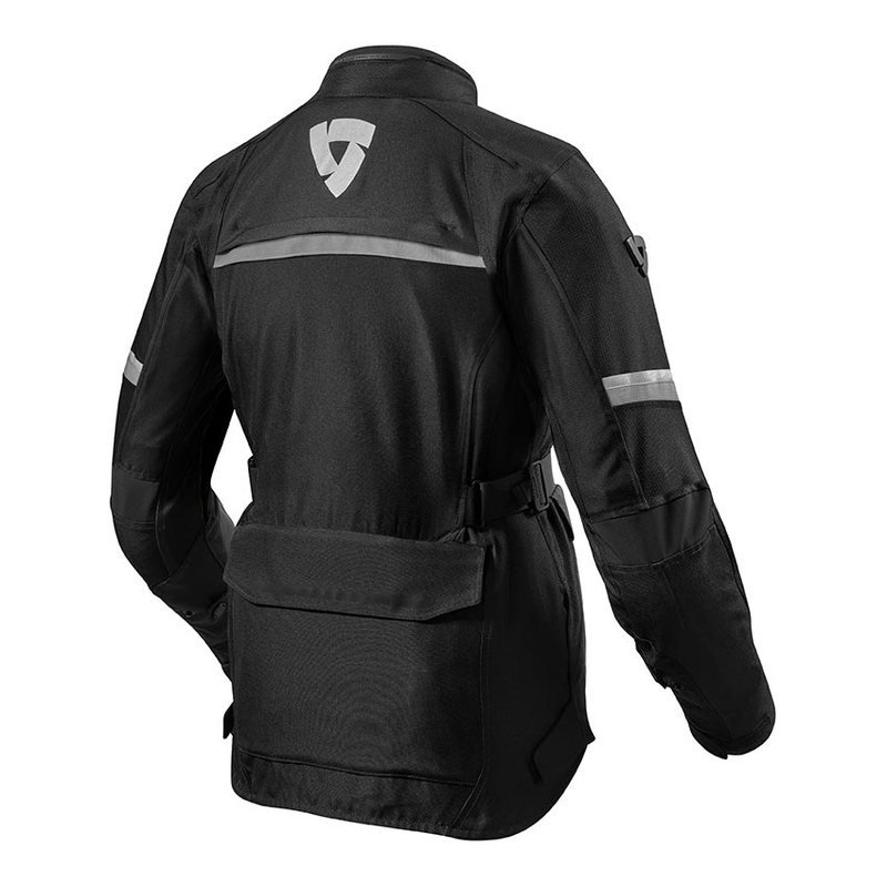 Ženske Revit Outback 3 crne/srebrne motociklističke jakne rasprodaja