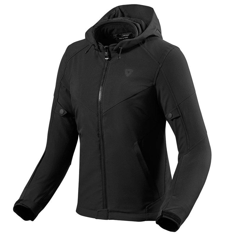 Ženska motoristička jakna Revit Afterburn H2O crna