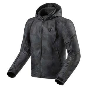 Revit Flare 2 motoristička jakna crno-siva