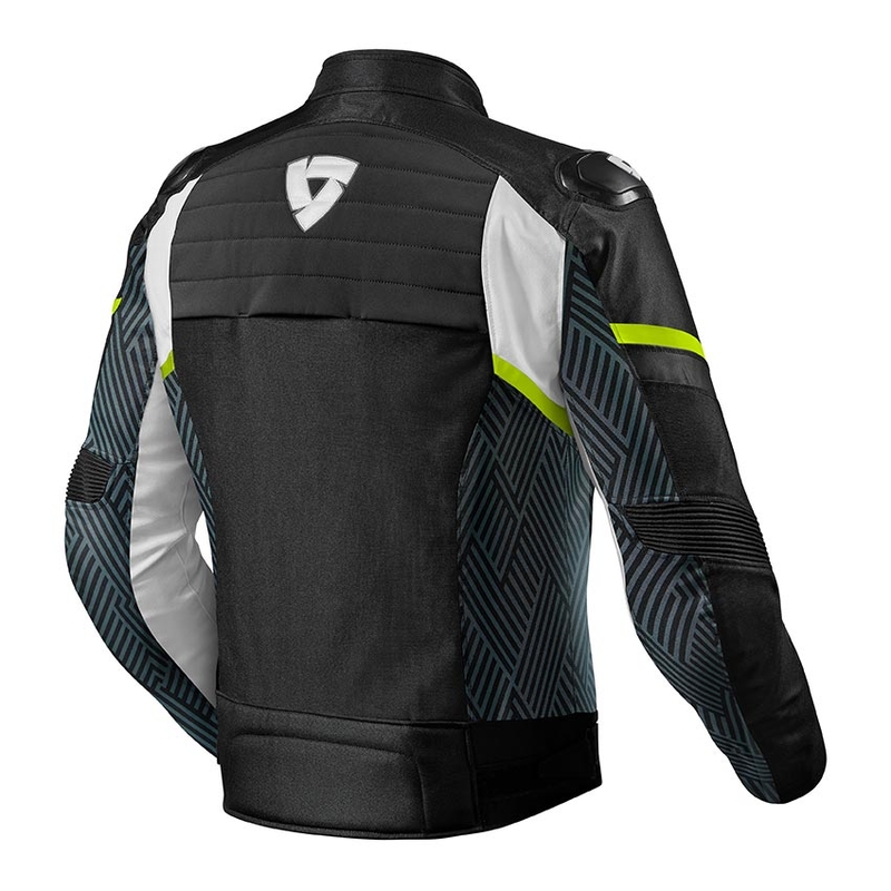 Motociklistička jakna Revit Arc H2O Black-Fluo Yellow rasprodaja