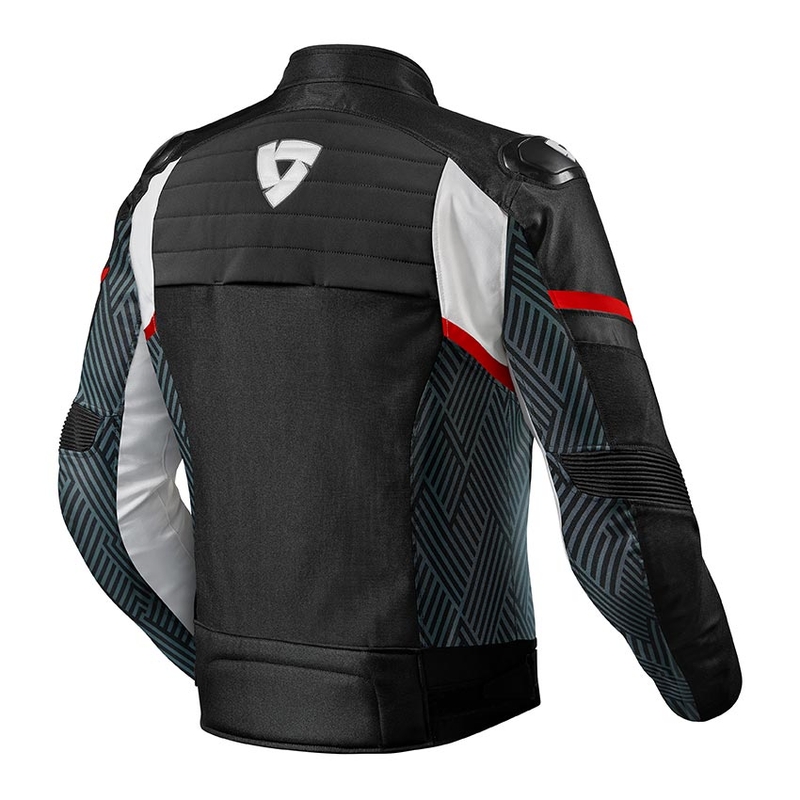 Motociklistička jakna Revit Arc H2O crno-crvena rasprodaja