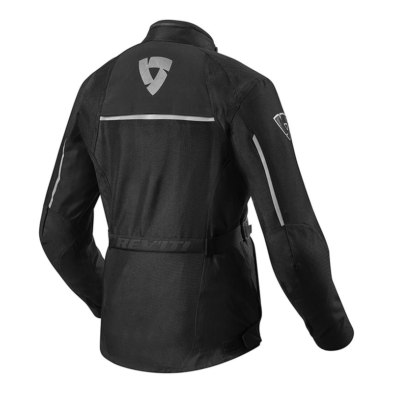 Ženska motociklistička jakna Revit Voltiac 2 crna/srebrna rasprodaja