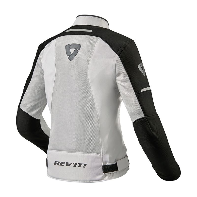 Ženske Revit Airwave 3 motociklističke jakne srebrno-crna rasprodaja