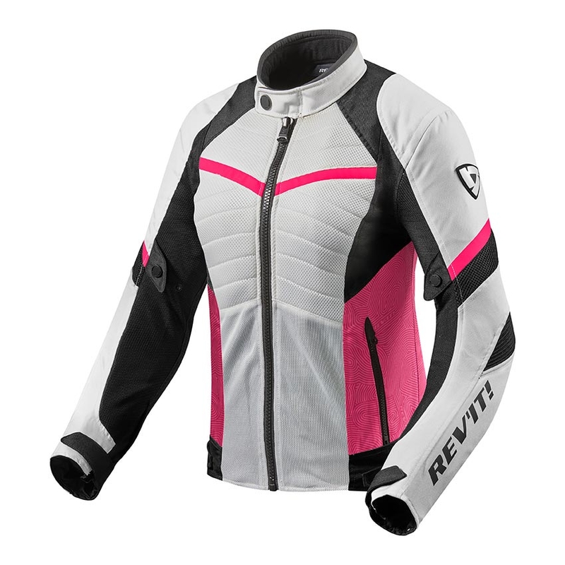Ženske motociklističke jakne Revit Arc Air bijelo-roza rasprodaja