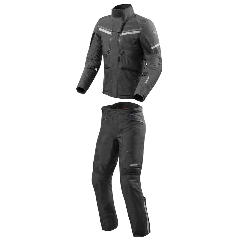 Muško motociklističko odijelo Revit Poseidon 2 GTX, crno rasprodaja