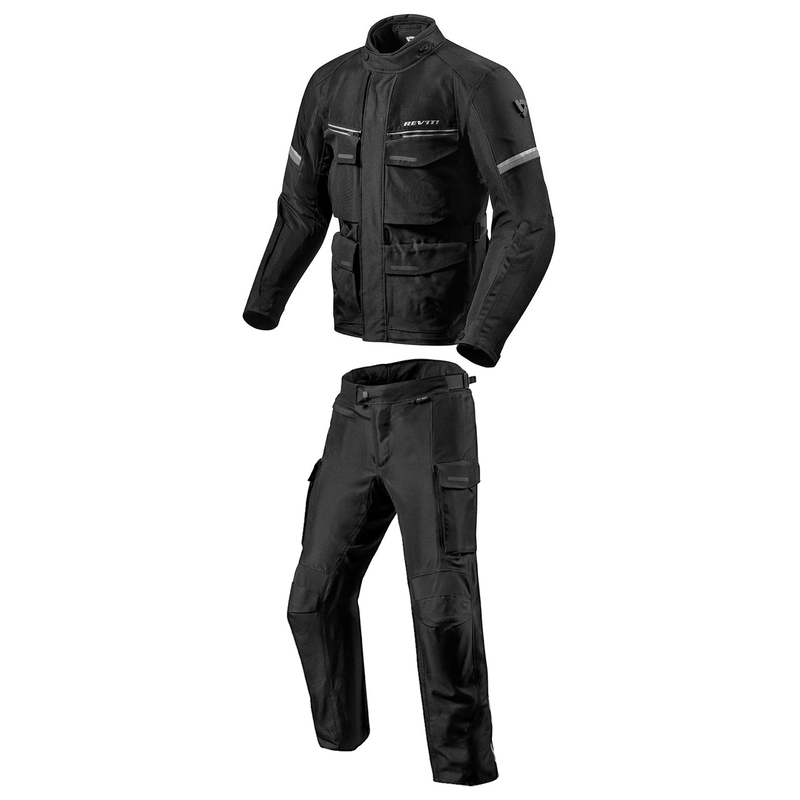 Revit Outback 3 muško motociklističko odijelo crno-srebrno rasprodaja