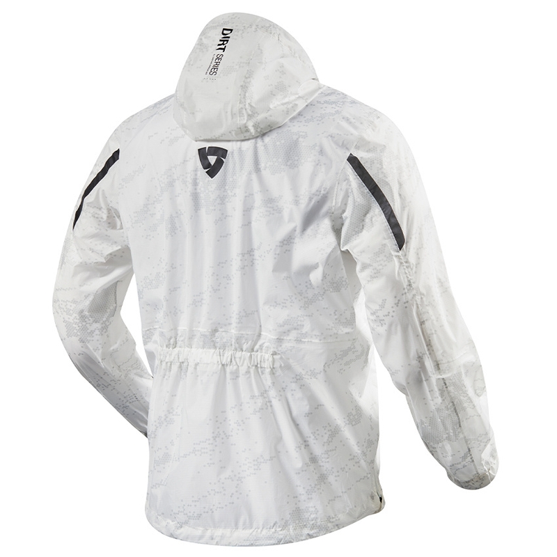 Motociklistička kišna jakna Revit Rain Smock Barrier bijela