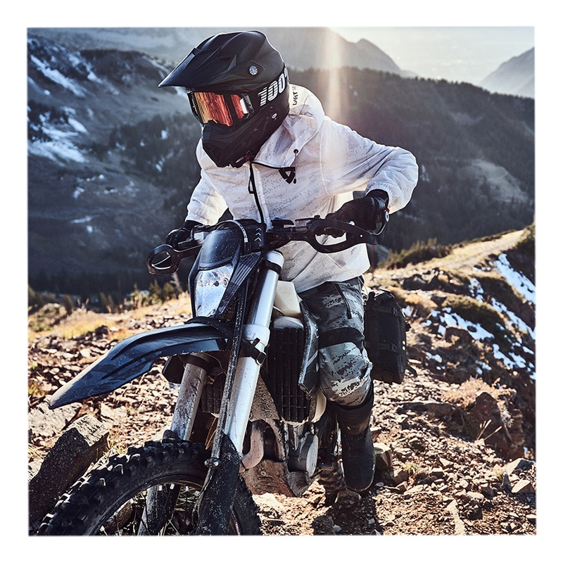 Motociklistička kišna jakna Revit Rain Smock Barrier bijela