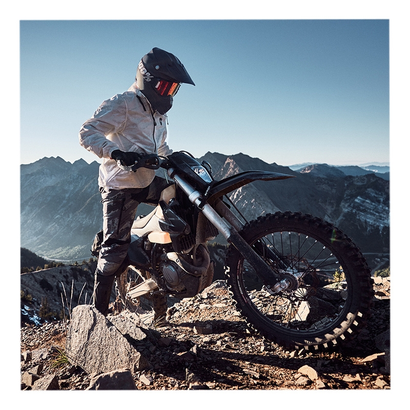 Motociklistička kišna jakna Revit Rain Smock Barrier bijela