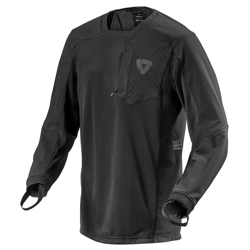 Motocross majica Revit Sierra crna