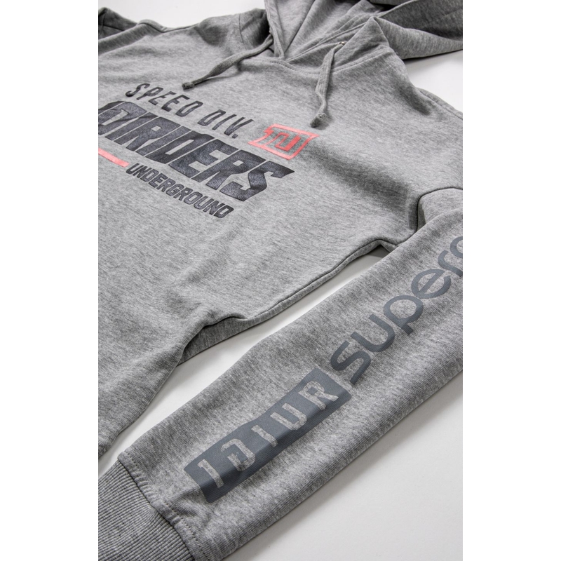 Ženski sweatshirt 101 Riders Flowy21 Melange siva
