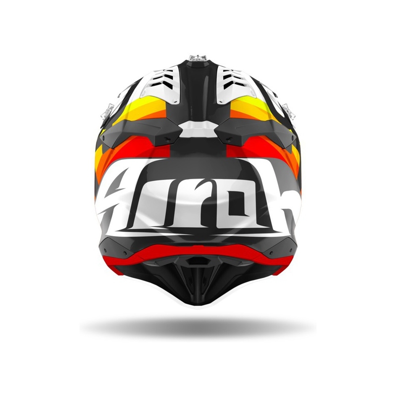 Airoh Aviator 3.0 Rainbow Motocross kaciga 2021 bijelo-žuto-narančasto-crvena rasprodaja