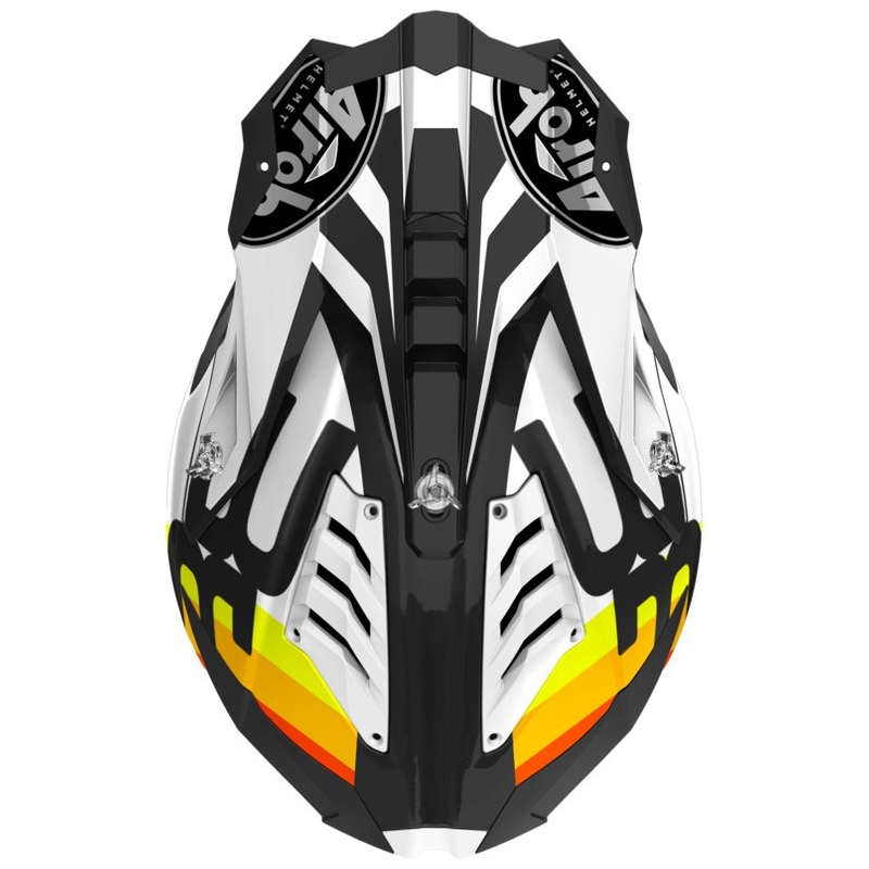 Airoh Aviator 3.0 Rainbow Motocross kaciga 2021 bijelo-žuto-narančasto-crvena rasprodaja