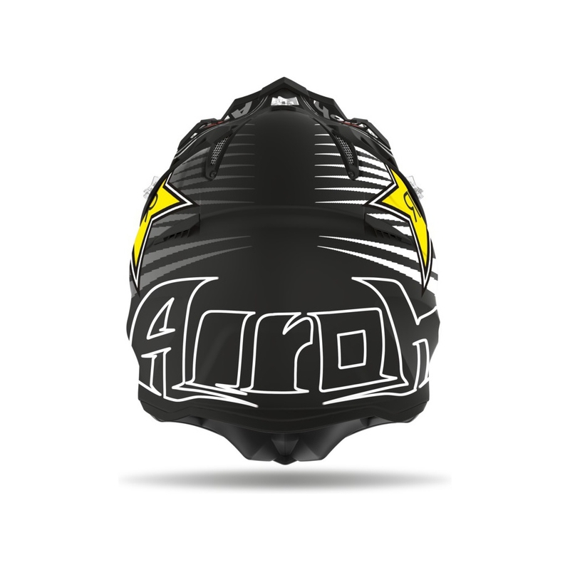 Airoh Aviator ACE Rockstar 2021 motocross kaciga sivo-crna