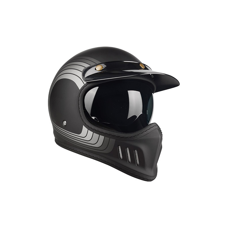Lazer Cross TT Line kaciga za motor crno-siva rasprodaja