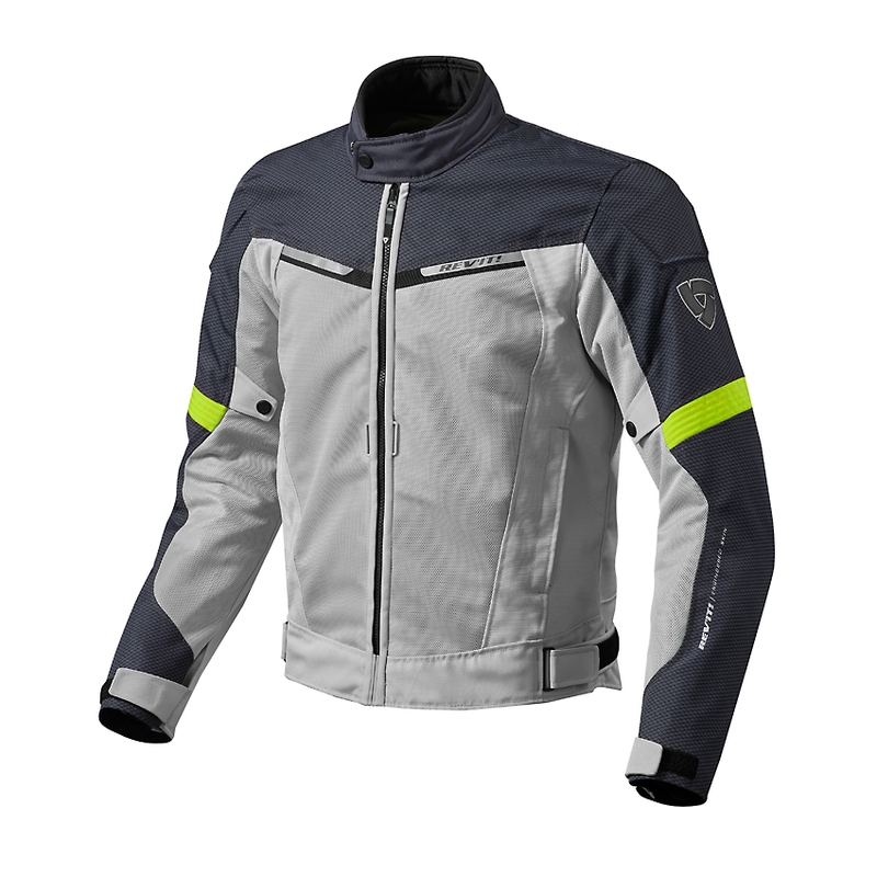 Motoristička jakna Revit Airwave 2 silver-fluo yellow rasprodaja